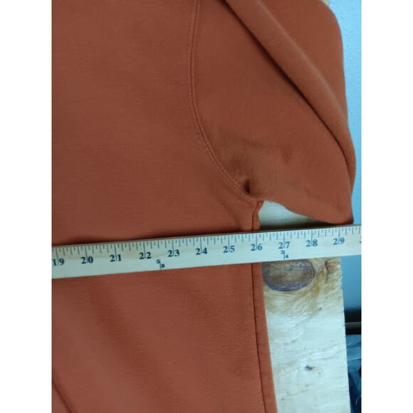 Genuine Stuff Vintage Hoodie Men 2XL Burnt Orange Texas University Long Horns - Picture 9 of 14